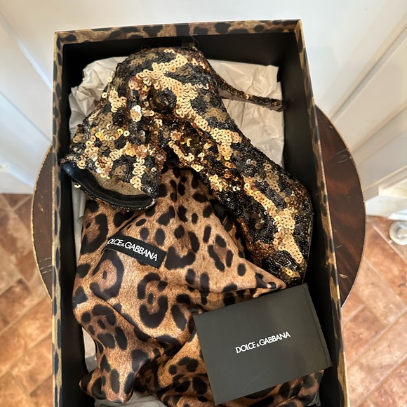 Dolce and Gabbana sequin sock booties - Picture 5 of 11